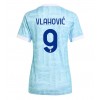 Juventus Dusan Vlahovic #9 Bortedrakt Kvinner 2025-26 Kortermet